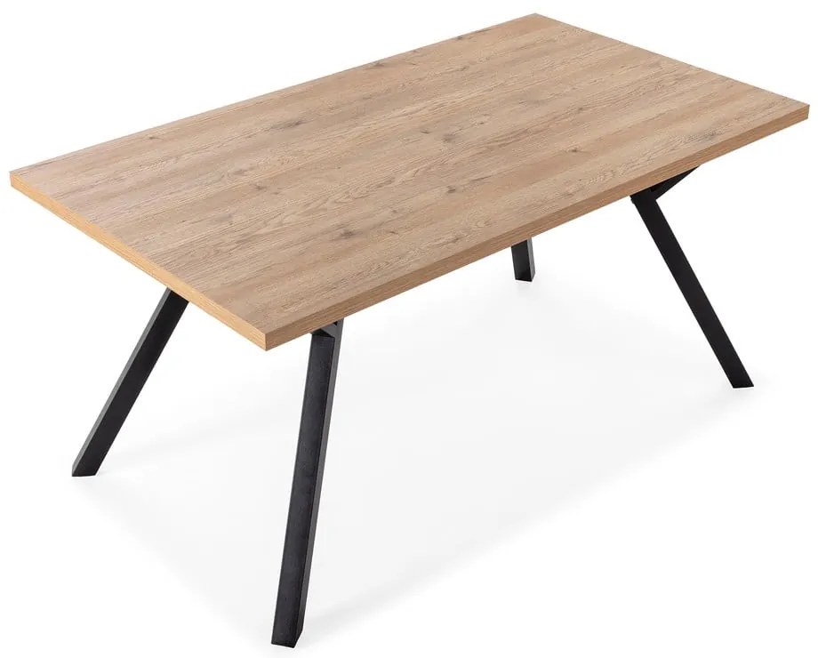 Tavolo da pranzo con piano in rovere massiccio 90x160 cm Marion – Marckeric