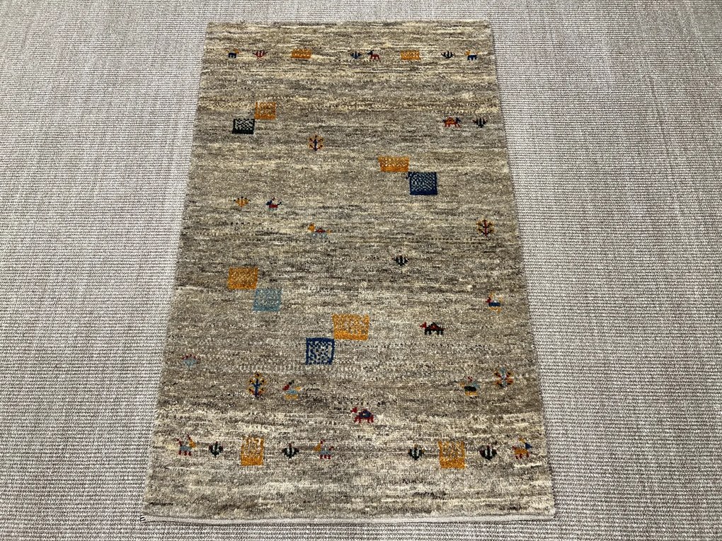 Gabbeh Tappeto 130x80 Marrone (Iran) Annodato A Mano