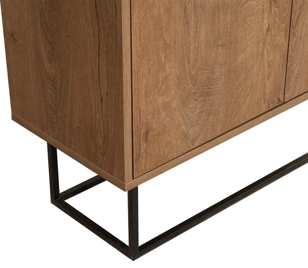 Mobile colore naturale in noce 90x72 cm Rodez - Kalune Design