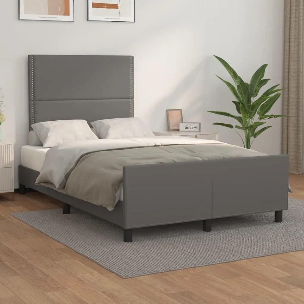 Giroletto Con Testiera Crema 120x200 Cm İn Similpelle /