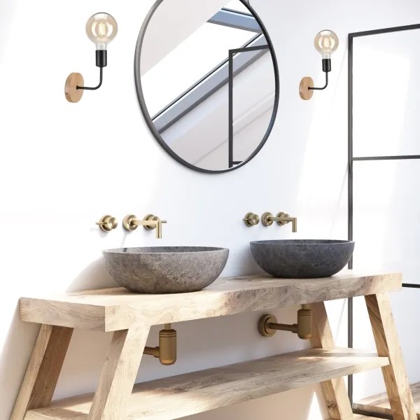 Applique VITO OAK 1xE27/60W/230V