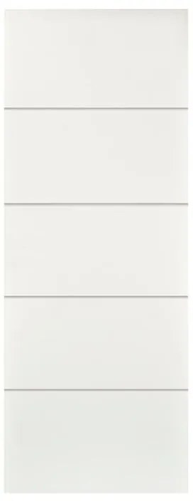 Anta per porta scorrevole Fourlines in mdf bianco L 93 x H 212 cm reversibile