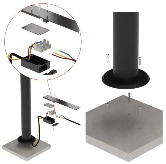 Lampada flessibile per esterni NIKA LED/12,5W/230V IP44 50 cm