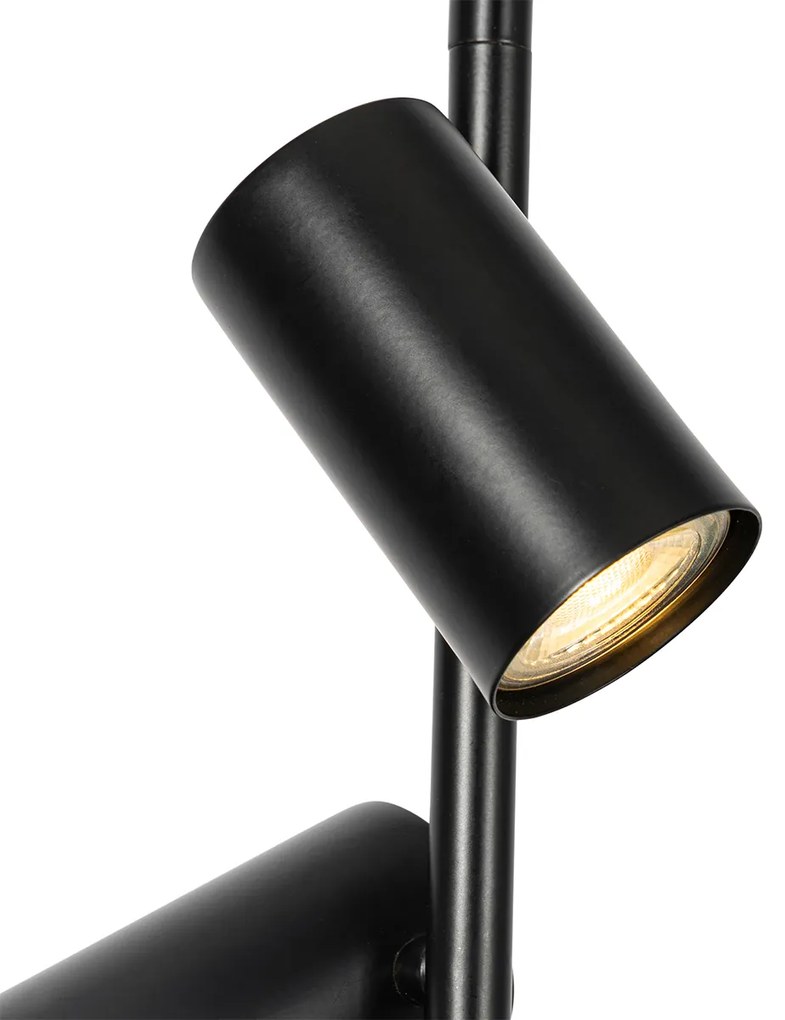 Lampada a sospensione nera con interruttore a pedale 3 luci - Jeana Luxe