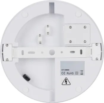 Brilagi - Lampada da esterno con sensore BENE LED/18W/230V diam. 21,5 cm bianco IP54
