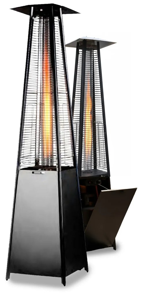 Stufa a Gas da Esterno a Piramide con Termostato Regolabile – 12kW