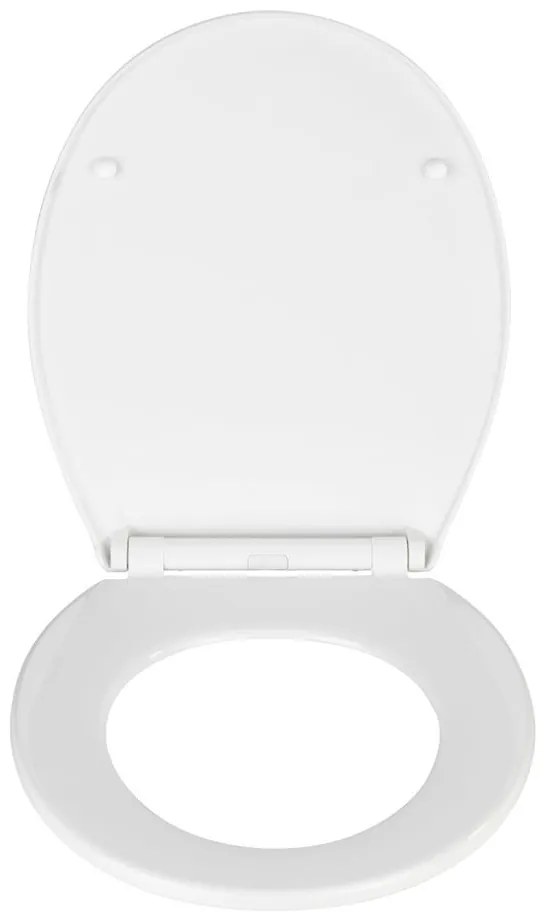 Sedile per wc bianco con chiusura facilitata , 44 x 37 cm Kos - Wenko