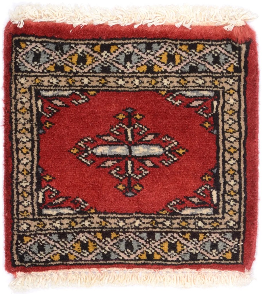 Bokhara Tappeto 30 x 30 (Pakistan) Annodato A Mano