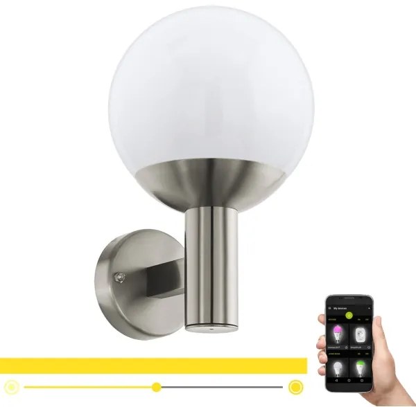Eglo 97247 - Applique da esterno LED NISIA-C 1xE27/9W/230V IP44