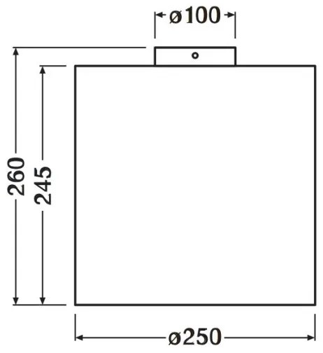 Ledvance - Plafoniera DECOR CARDBOARD 1xE27/15W/230V diametro 25 cm