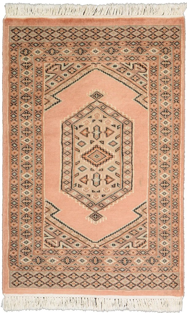 Bokhara Tappeto orientale 60 x 90 Beige (Pakistan) Annodato A Mano