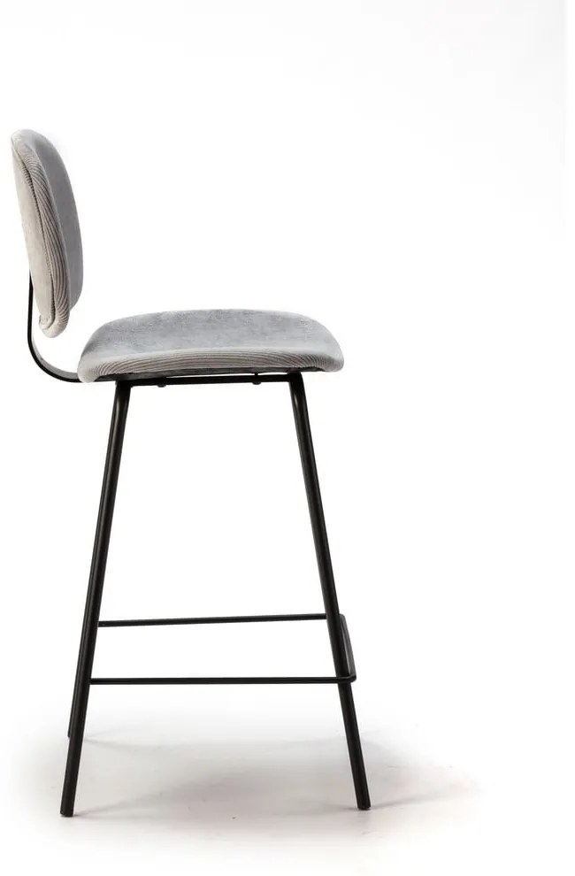 Set di sgabelli da bar grigio chiaro 2pz (altezza seduta 66 cm) Arus - Marckeric