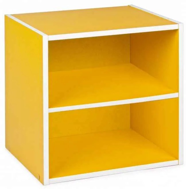 CUBO SANTORINI MENSOLA COMPOSITE GIALLO