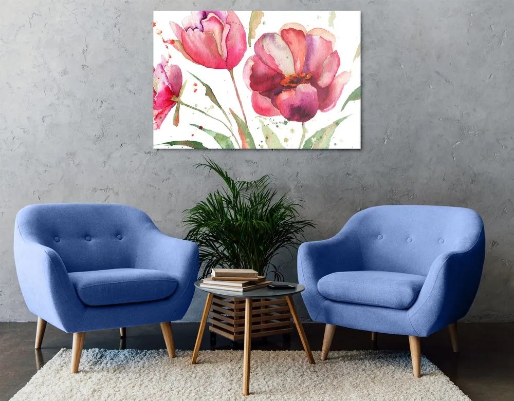 Quadro su tela – Tulipani stupendi in versione interessante