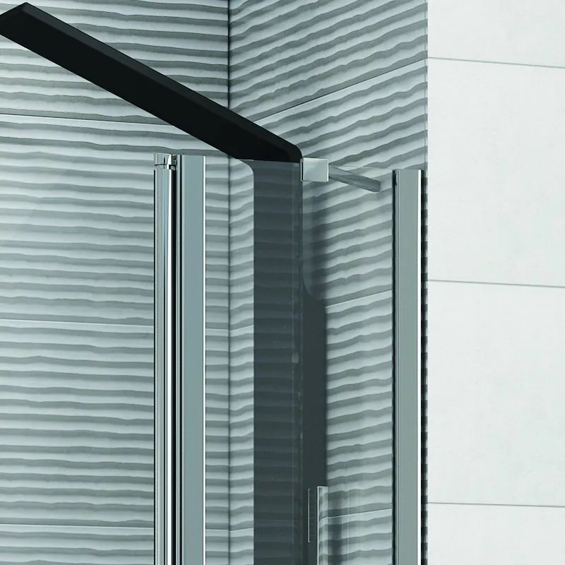 Box doccia nicchia 170 cm apertura saloon | KPX7000 - KAMALU
