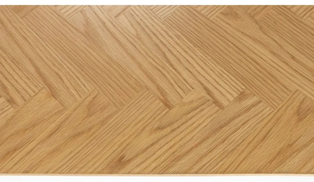 Tavolino da salotto di colore naturale con piano effetto rovere 60x120 cm Fabio – White Label