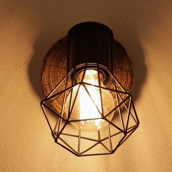 Globo 54017W-1 - Faretto da parete PRISKA 1xE27/60W/230V