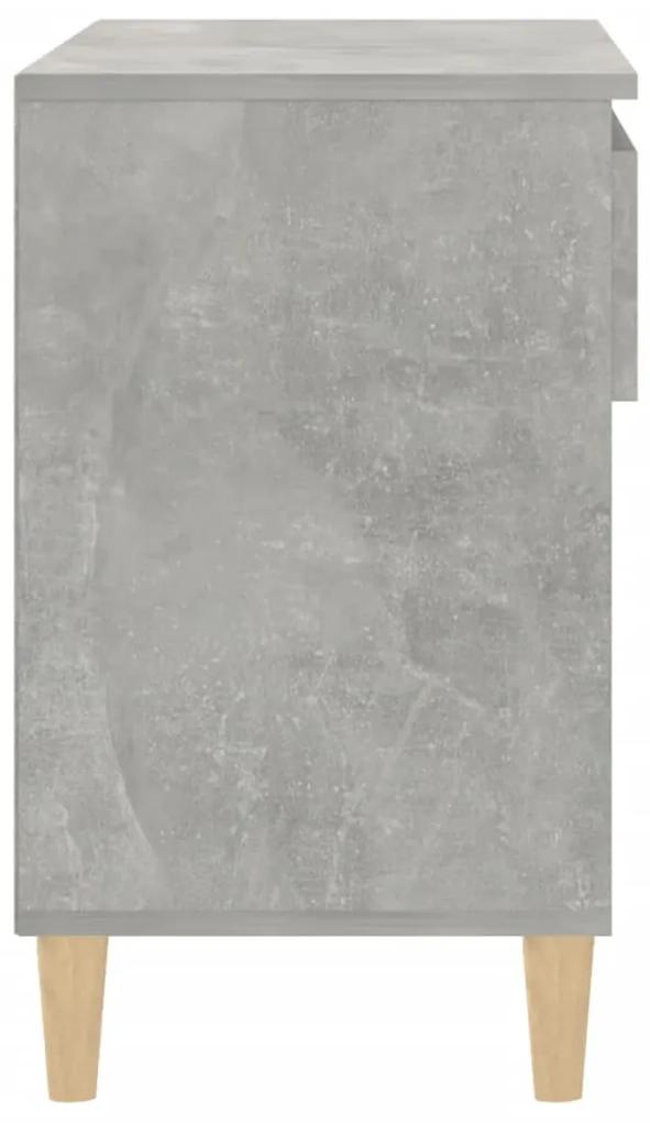 Scarpiera Grigio Cemento 70x36x60 cm in Legno Multistrato