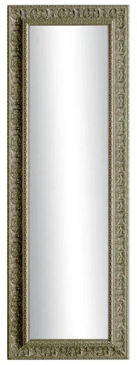 Specchio rettangolare in legno argento 68 x 88 cm