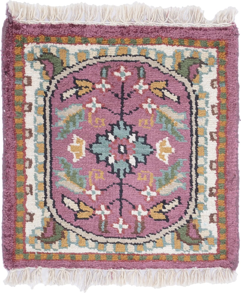 Agra Tappeto 30x30 (Indian) Annodato A Mano