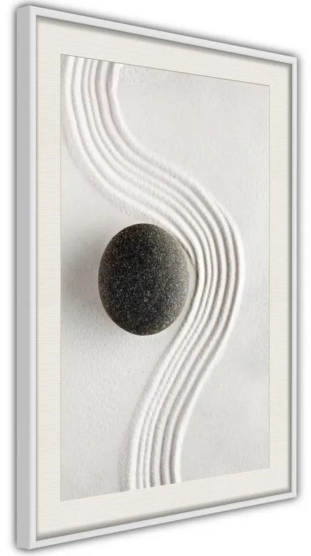 Poster  Zen Garden  Cornice Quadri Cornice nera con pass-partout, Larghezza x Altezza Home decor 20x30