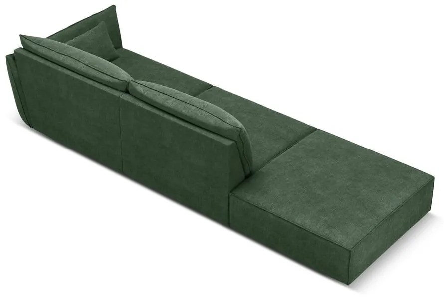 Divano angolare verde scuro Vanda - Mazzini Sofas