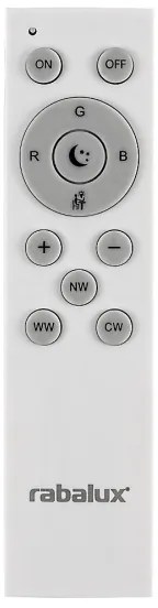 Rabalux 5365-Plafoniera LED RGB dimmerabile OPHELIA LED/40W/230V Wi-Fi +RC