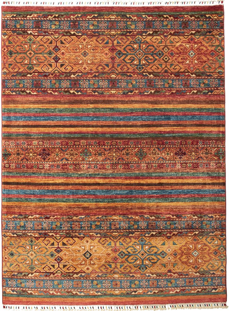 Samarkand Tappeto 150x200 (Pakistan) Annodato A Mano