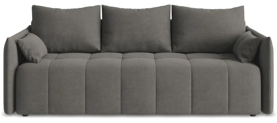 Divano grigio scuro allungabile/con contenitore 225 cm Moku – Makamii