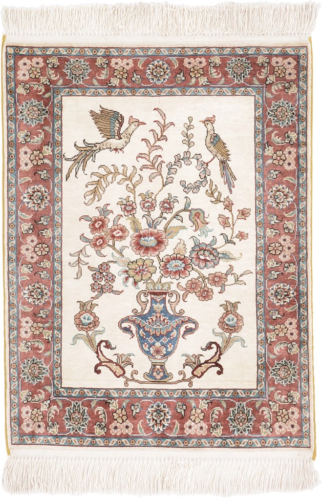 Hereke Tappeto orientale 50x60 (Cina) Annodato A Mano