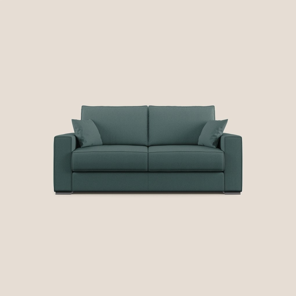 Dream Divano letto moderno dai morbidi cuscini in tessuto smacchiabile T05