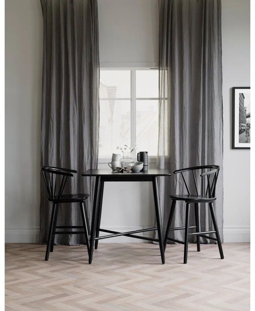 Tavolo da bar nero Lotta - Rowico