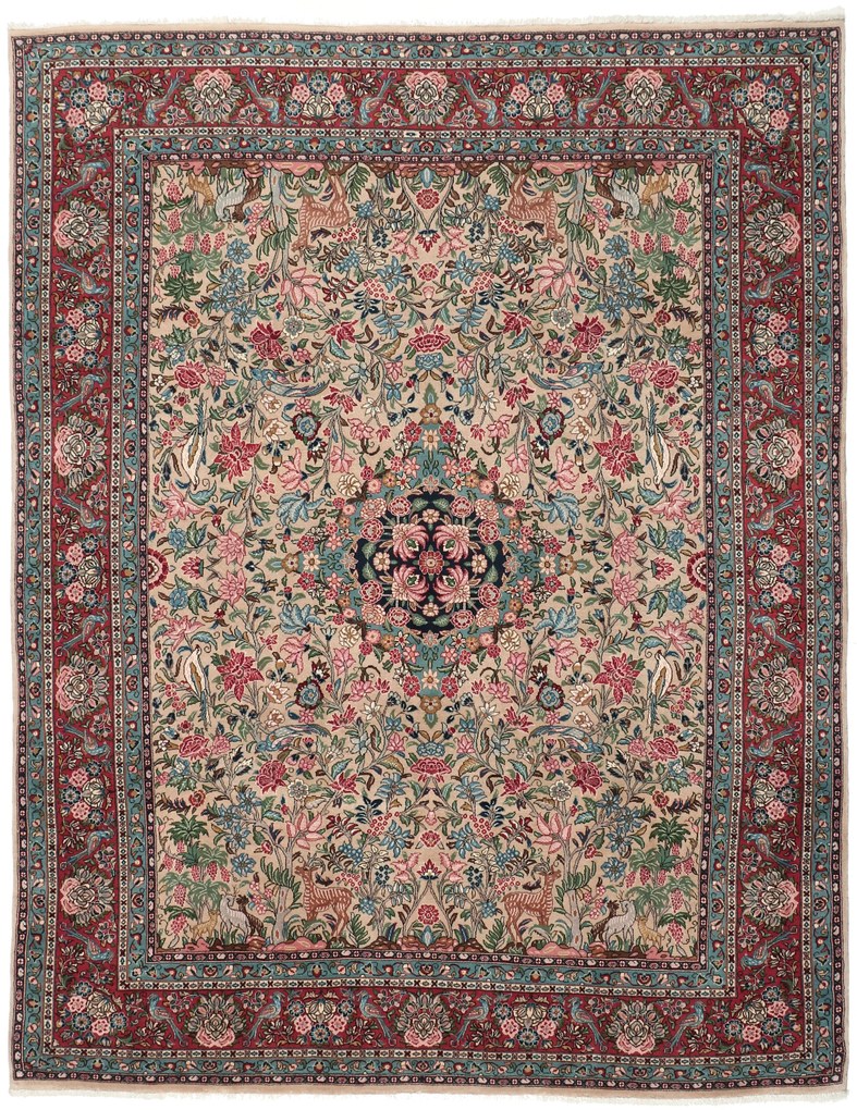 Sarouk Tappeto 220x280 (Iran) Annodato A Mano