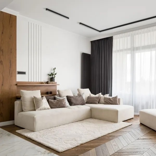 MAXLIGHT C0190D - Plafoniera LED dimmerabile LINEAR LED/18W/230V nero