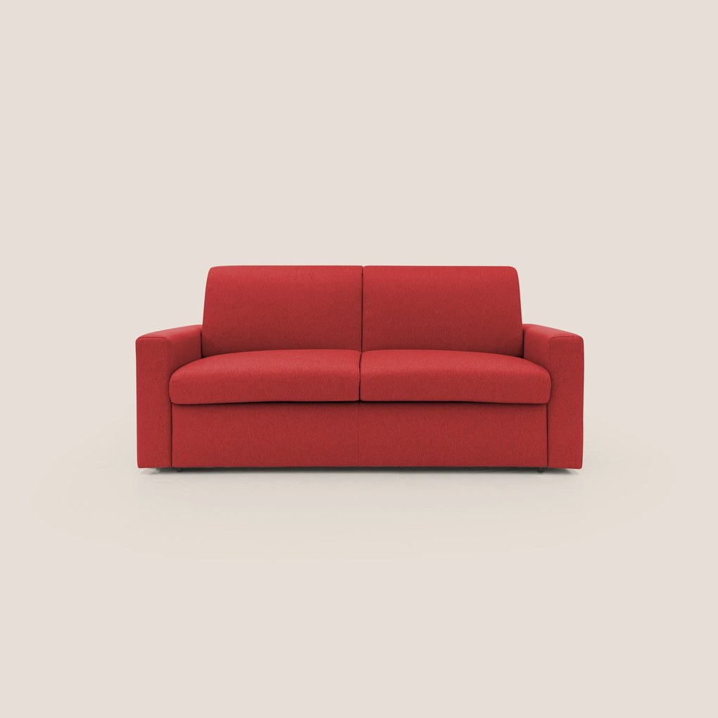 Kansas Divano letto matrimoniale alto 20 cm in tessuto impermeabile misto cotone T13