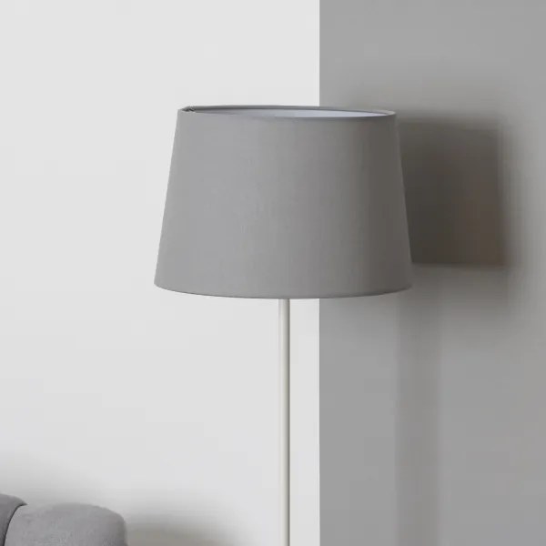 Brilagi - Lampada da terra LED CERIA 1xE27/40W/230V Ø 30 cm grigio/bianco