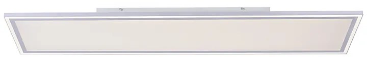 Plafoniera bianca 121 cm con LED incluso 2700 - 5000K - Luntani
