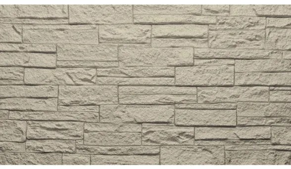 Pannello decorativo effetto pietra mattoni 3D set 12 pz 8,6 mt2 rivestimento murale in PU 120 x 60 x 2,5 Greige Tortora