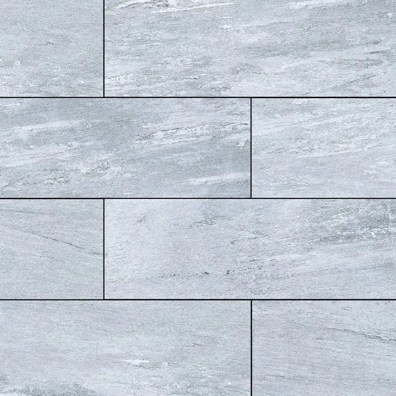 Lastra di cemento Cervino Grey in gres naturale grigio L 120 x L 40 cm, spessore 20 mm