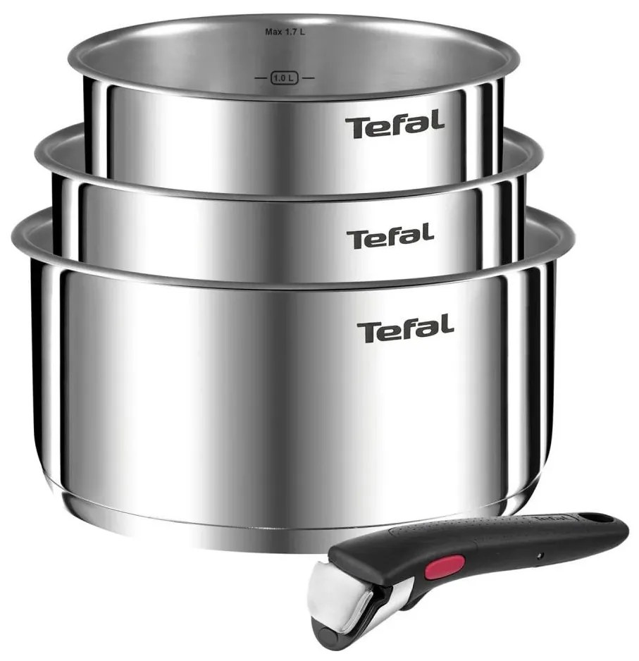 Tefal - Set 4 pezzi pentole INGENIO EMOTION acciaio inox