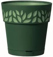 vaso cloe con riserva d'acqua cm. 30x29 h col. bianco vit46999