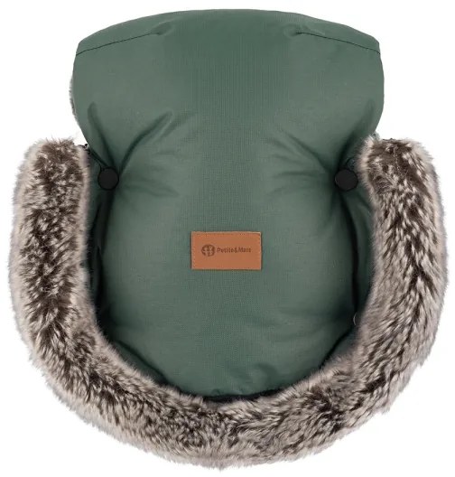 PETITE&amp;MARS -SET Coprigambe per bambini 4in1 ARCTIC + stroller mano muffs Veritable Khaki