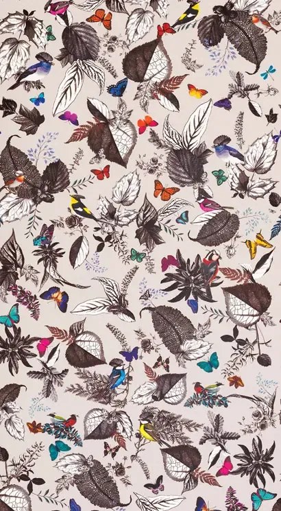 Tapete Bird Song von Osborne & Little - Multi/ Stone