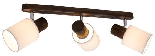 Spot-Light DO2248356 - Lampada da soffitto TRENDY 3xE27/15W/230V pino