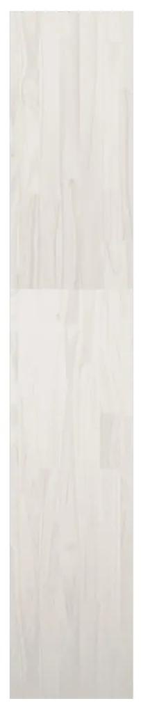 Libreria/Divisorio Bianco 40x30x167,5 cm in Massello di Pino