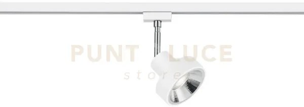 Duoline leon spot orientabile metallo bianco l. 11cm 1 luce attacco...