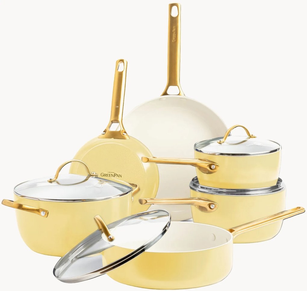 Batteria di pentole con rivestimento antiaderente Padova, set da 10