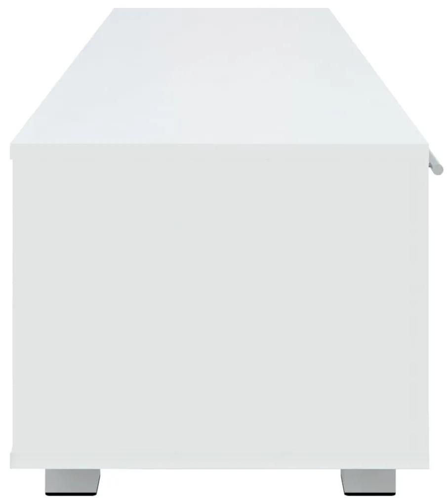 Mobile porta tv bianco 140x40x35 cm legno multistrato