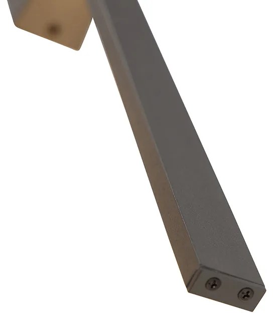 Lampada da parete esterna moderna antracite IP54 con LED - Jamal