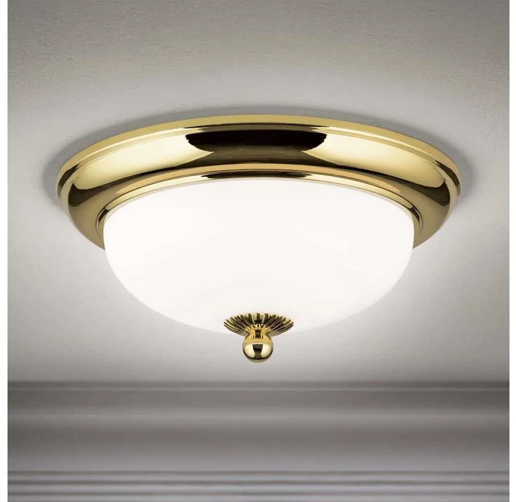 Orion - Plafoniera EMPIRA 2xE14/40W/230V diam. 26,5 cm dorata